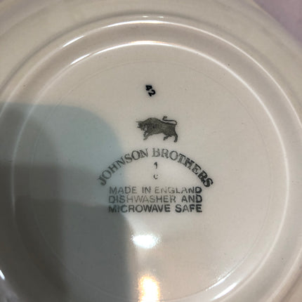 Johnson Bros Eternal Beau Desert Dishes.