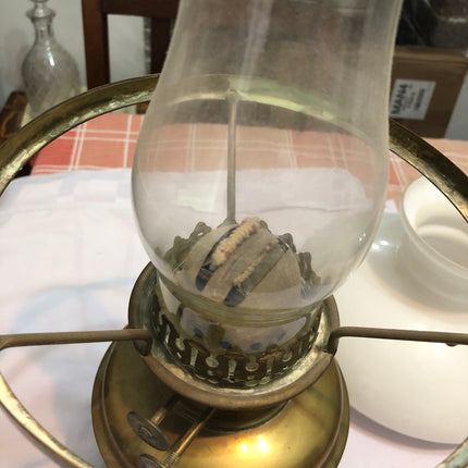 Vintage Duplex Oil Lamp.