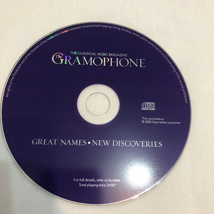 Great Names - New Discoveries CD