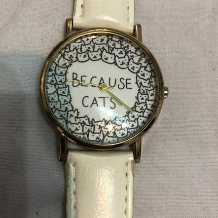Because Cats Ladies Wristwatch.