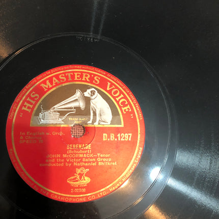 John McCormack 78rpm Record.