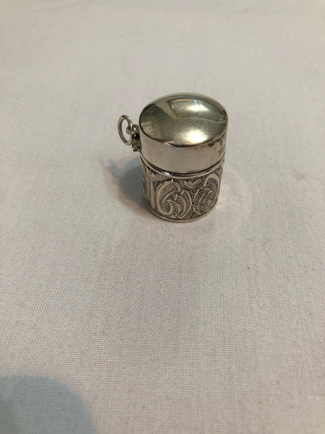 Silver Hallmarked Thimble & Thimble Case.