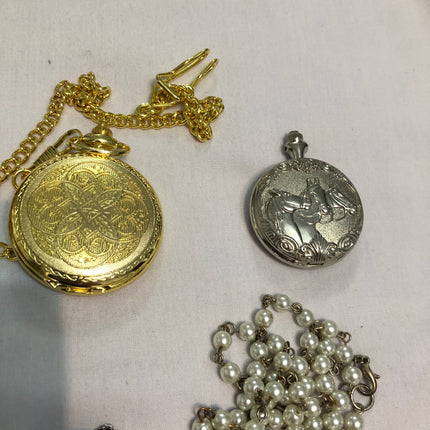 Collection of Eight Modern Ladies & Gents  Pocket Watches In Working Order