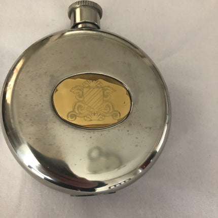 Stainless Steel M&as Hip Flask.