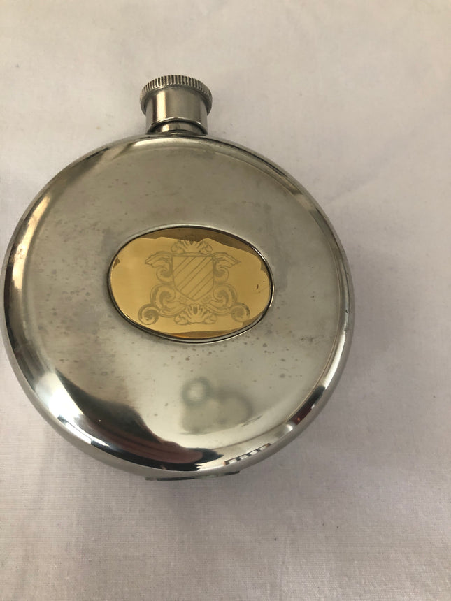 Stainless Steel M&as Hip Flask.