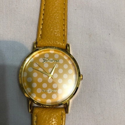 Geneva Platinum Ladies Wristwatch.