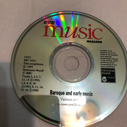 Baroque And Early Music CD.