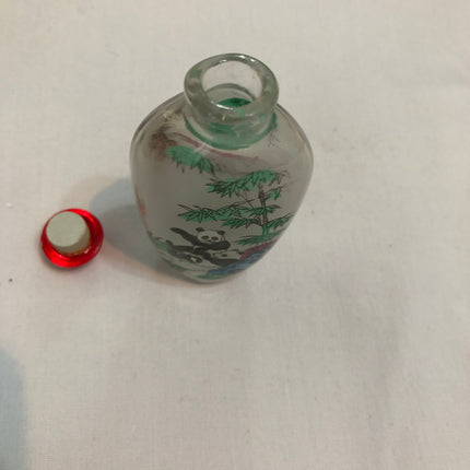 Inside Painted Oriental Snuff/Scent.