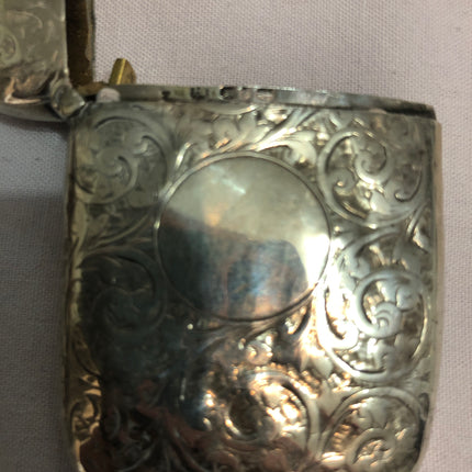 Solid Silver Hallmarked Vesta Case