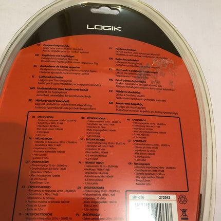 Logik HP 050 Overband Headphones.