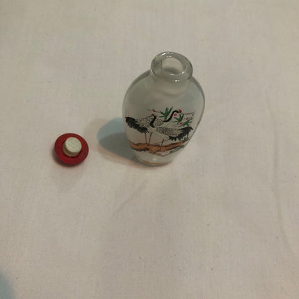 Inside Painted Oriental Snuff/Scent Bottle.