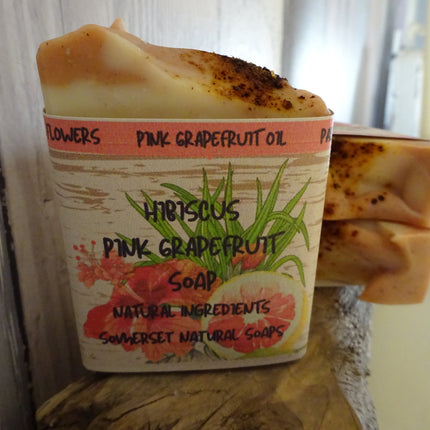 Hibiscus Pink Grapefruit Vegan Soap