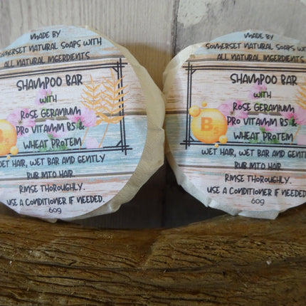 Rose Geranium Solid Shampoo