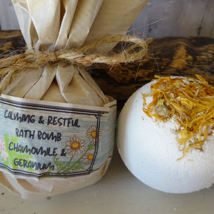 Aromatherapy Bath Bomb "Calming & Restful"
