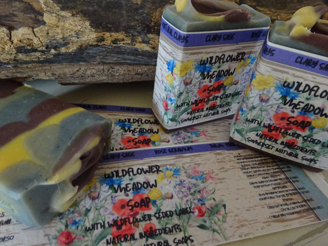 Wildflower Meadow Vegan Soap 90g