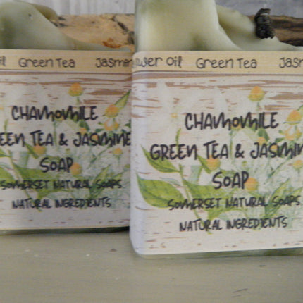 Chamomile Green Tea & Jasmine Vegan Soap 90g