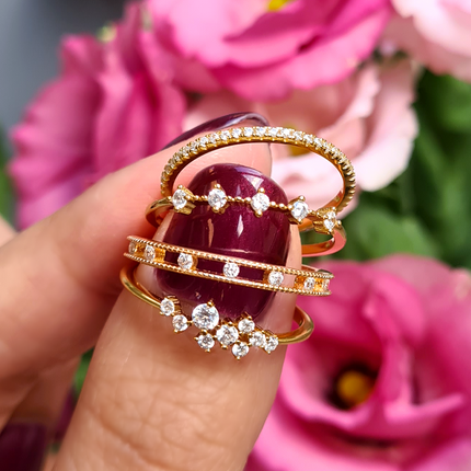 Slim Full Eternity Ring (1.2 mm) in Gold