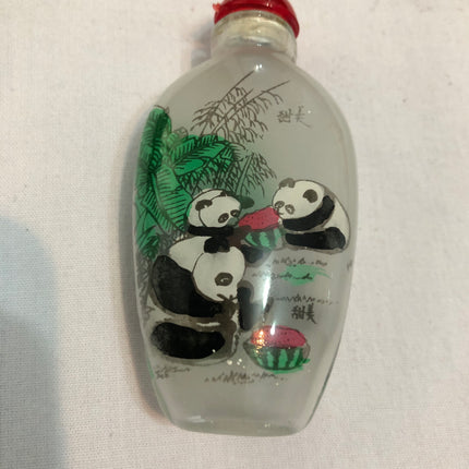 Inside Painted Oriental Snuff/Scent Bottle.