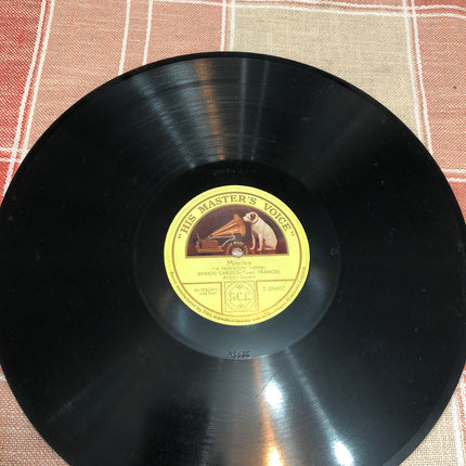 Enrico Caruso 78rpm Record Singing from ll Trovatore (Verdi).