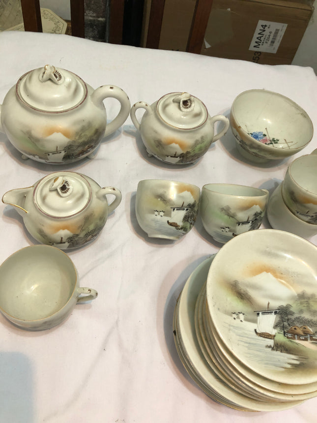 Antique Japanese Tea Service.