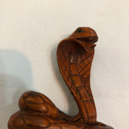 Carved Boxwood Netsuke (Signed).