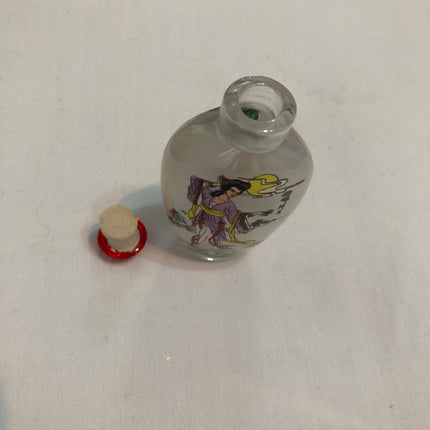 Inside Painted Oriental Snuff/Scent Bottle.