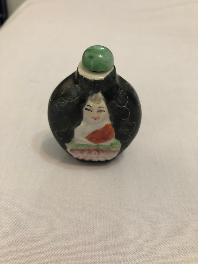 Oriental Porcelain Snuff/Scent Bottle.