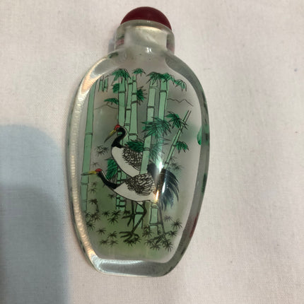 Inside Painted Oriental Snuff/Scent Bottle.