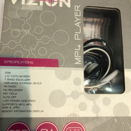 Vizion MP4 Player.