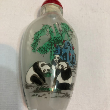 Inside Painted Oriental Snuff/Scent Bottle.