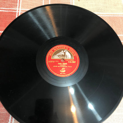 John McCormack 78rpm Record Singing from Semele & Handel.