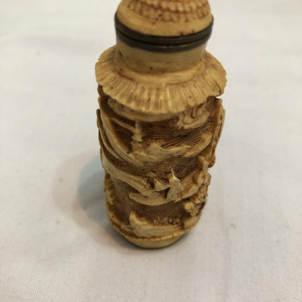 Oriental Sculpted Snuff/Scent Bottle.