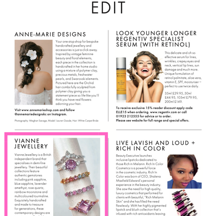 Selene Lavender Amethyst Ring Set in Sterling Silver