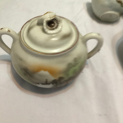 Antique Japanese Tea Service.