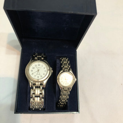 Philip Mercier His & Hers Wristwatch Set In Original Box.