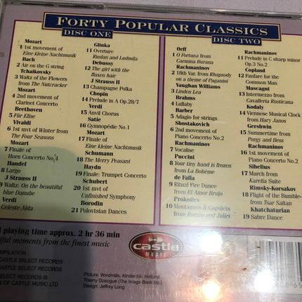 Forty Popular Classics 2 CD Set.