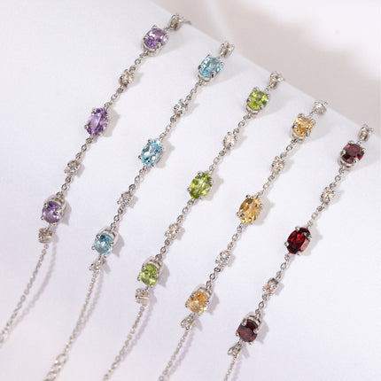 Citrine Bracelet in Sterling Silver