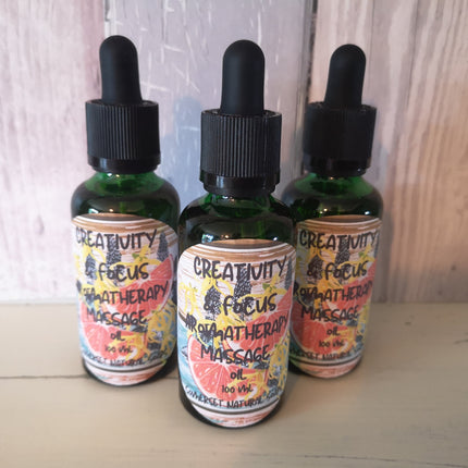 Aromatherapy massage oil Creativity & Focus