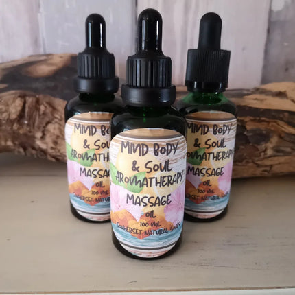 Aromatherapy massage oil Mind Body & soul