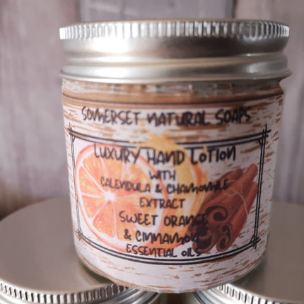 Sweet Orange & Cinnamon Luxury Hand Lotion