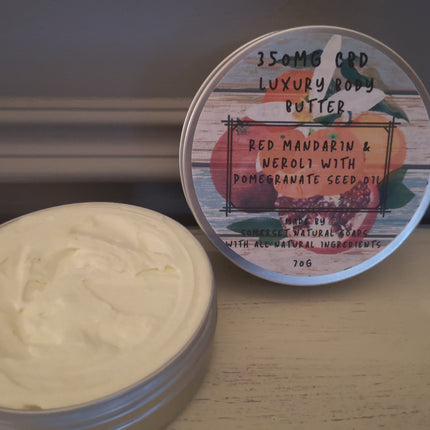 Red Mandarin & Neroli CBD Luxury Body Butter