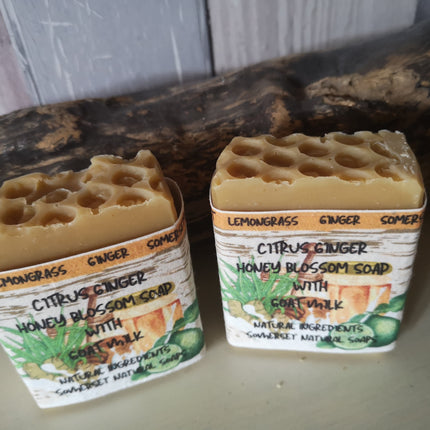 Citrus Ginger Goat Milk & Honey Soap