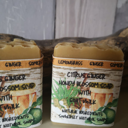 Citrus Ginger Goat Milk & Honey Soap