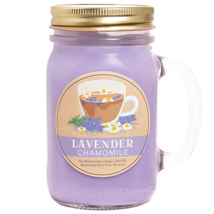 Lavender Chamomile Mini Mason Candle