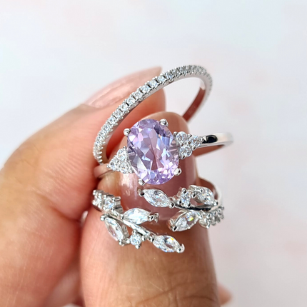 Adjustable Leaf Ring in Sterling Silver