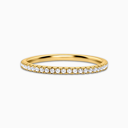 Slim Full Eternity Ring (1.2 mm) in Gold