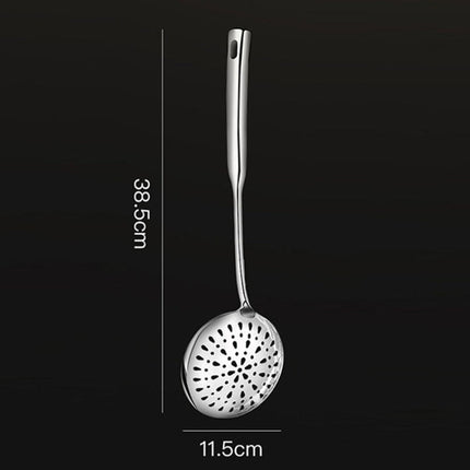 Kacheeg Household Stainless Steel Spatula Kitchenware Kitchen Cooking Tools, Style: Leaky Spoon