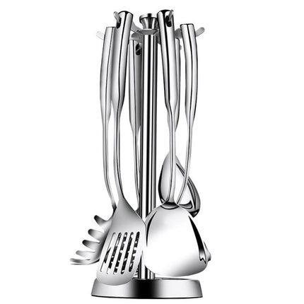 Kacheeg Household Stainless Steel Spatula Kitchenware Kitchen Cooking Tools, Style: Frying Spatula