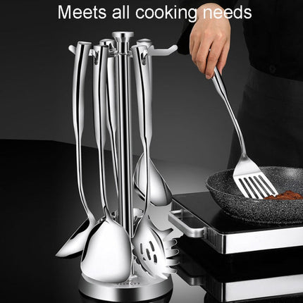 Kacheeg Household Stainless Steel Spatula Kitchenware Kitchen Cooking Tools, Style: Frying Spatula