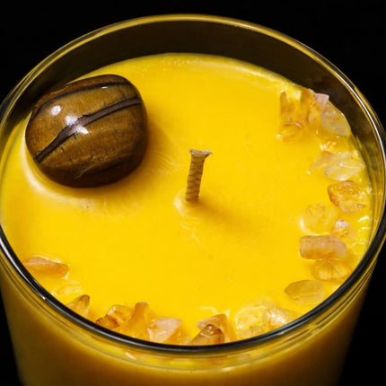 Air Elements - Crystal Infused Scented Candle
